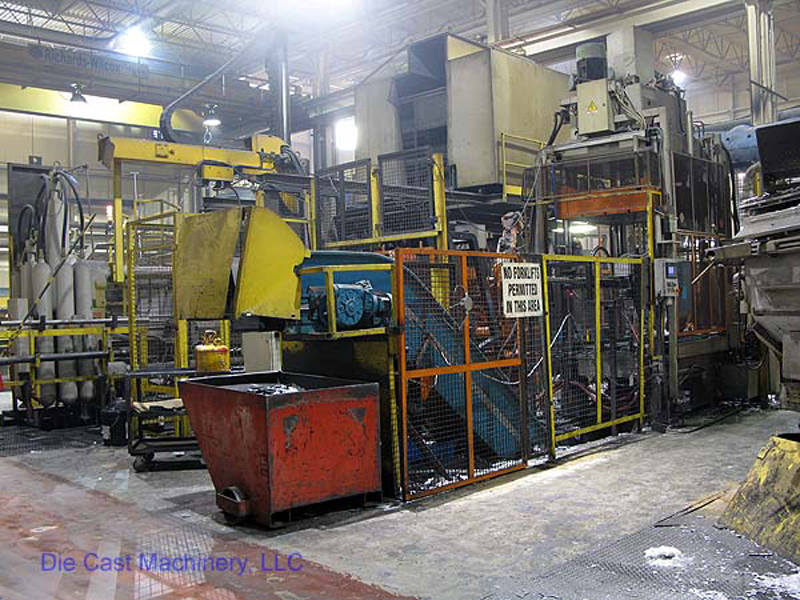 Picture of Buhler Horizontal Cold Chamber Aluminum/Magnesium Capable High Pressure Die Casting Machine DCMP-1575