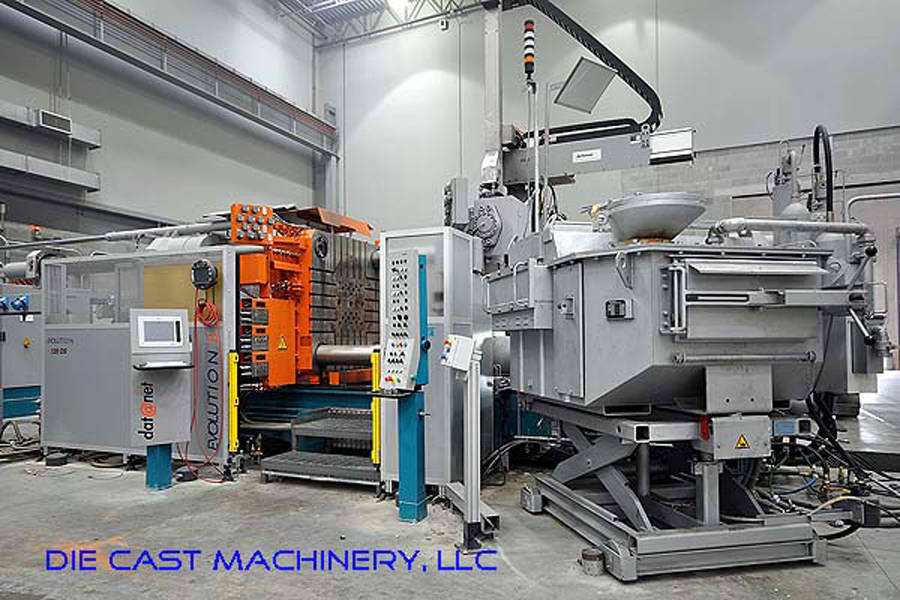Used Buhler Evolution B 120 DS 12000 kN Cold Chamber Die Casting