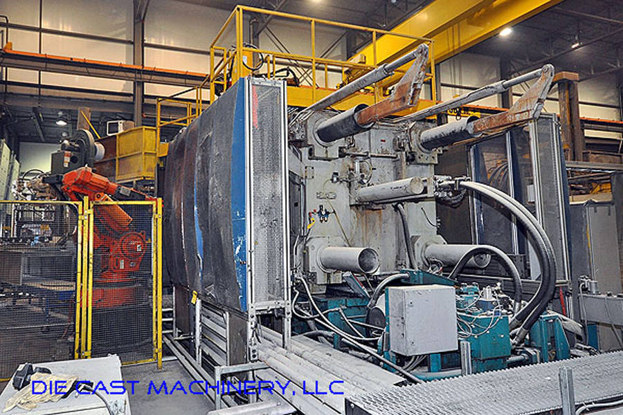 Picture of Buhler Horizontal Clamp Vertical Shot (HVSC) Cold Chamber Aluminum Squeeze Cast/Semi-Solid Die Casting Machine DCMP-2005