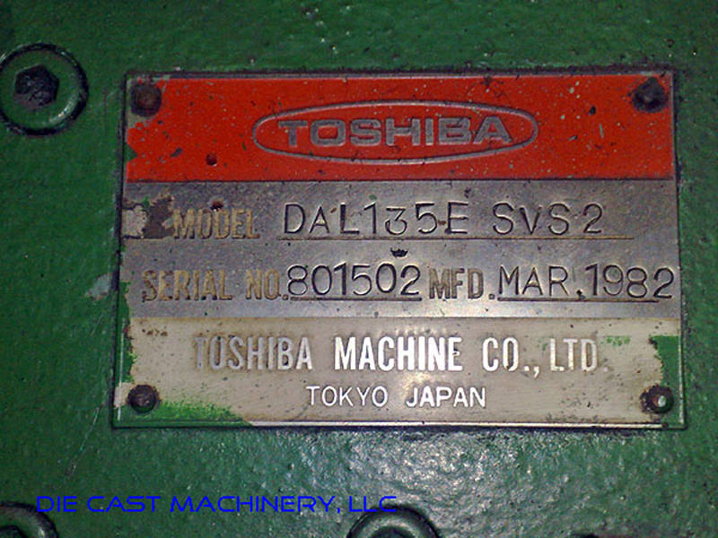 Picture of Toshiba Horizontal Cold Chamber Aluminum High Pressure Die Casting Machine DCMP-2332