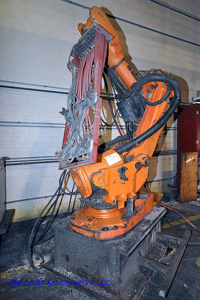 Picture of ABB IRB 6600 Six Axis Foundry Rated Industrial Robot with Extractor Package/Gripper for Extracting Die Castings For_Sale DCMP-2412