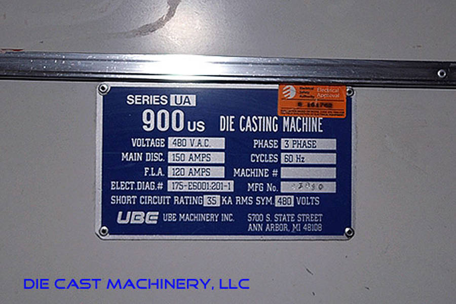 Picture of Ube UA 900it Horizontal Cold Chamber Aluminum High Pressure Die Casting Machine For_Sale DCMP-2505