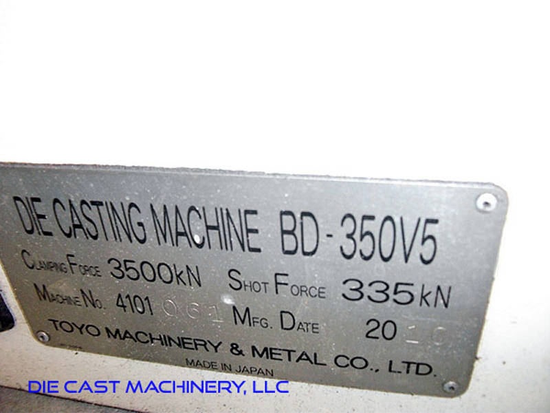 Picture of Toyo Machinery Horizontal Cold Chamber Aluminum High Pressure Die Casting Machine DCMP-2981
