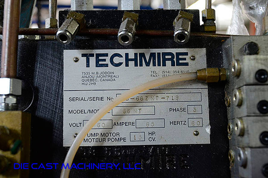 La Foto De Techmire 66NT (6x6) Máquina de Fundición a Presión de Zinc (Zamak) de alta Presión de Cuatro Diapositivas/Múltiples Diapositivas con Cámara Caliente En_Venta DCMP-3073
