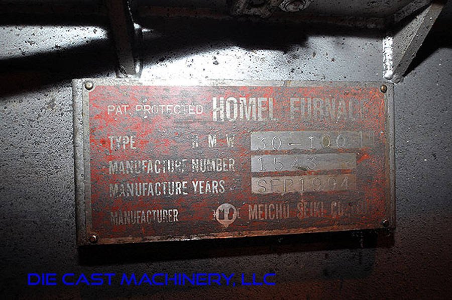 Detailed Pictures of Homel Stack Melting & Holding Furnace DCMP-3083