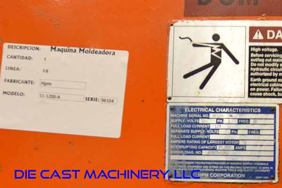 Detailed Pictures of HPM Cold Chamber Die Casting Machine DCMP-3128