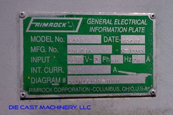 Detailed Pictures of Rimrock Die Sprayer for Die Cast & Foundry DCMP-3158