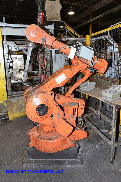 Picture of ABB Six Axis Foundry Rated Industrial Robot with Extractor Package/Gripper for Extracting Die Castings DCMP-3159