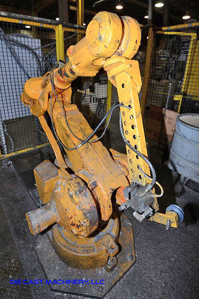Picture of ABB Six Axis Foundry Rated Industrial Robot with Extractor/Gripper & Die Spray Lubrication Package DCMP-3176