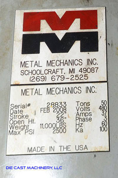 Detailed Pictures of Metal Mechanics Vertical Die Cast Trimming Press DCMP-3182