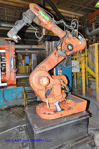 Picture of ABB IRB 6600 Six Axis Foundry Rated Industrial Robot with Extractor Package/Gripper for Extracting Die Castings For_Sale DCMP-3191