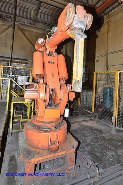 Picture of ABB IRB 6400 Six Axis Foundry Rated Industrial Robot with Extractor Package/Gripper for Extracting Die Castings For_Sale DCMP-3195
