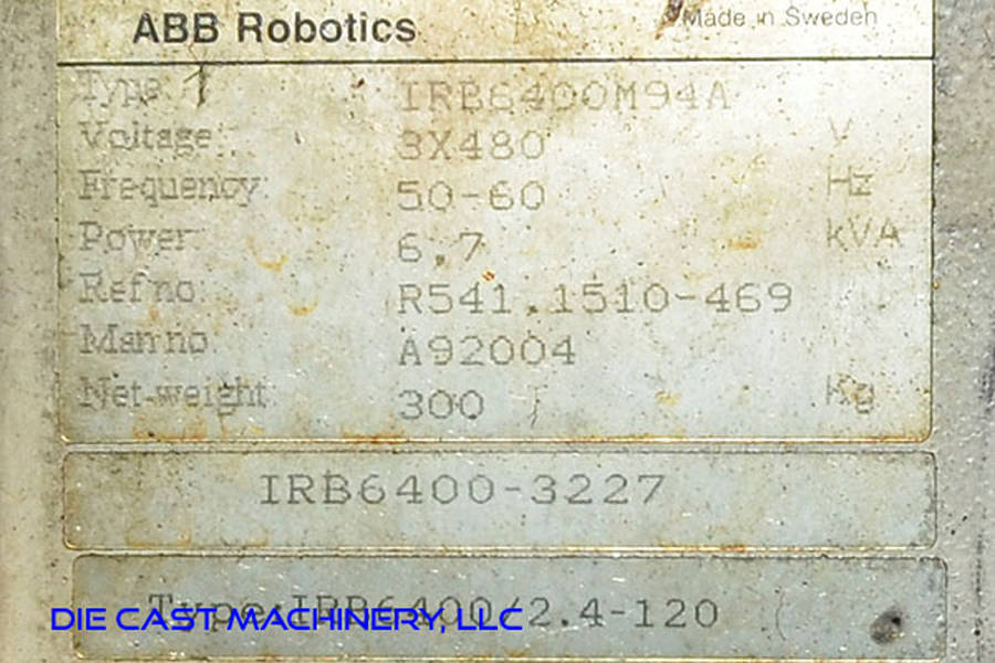 Picture of Model ABB IRB 6400 DCMP-3195