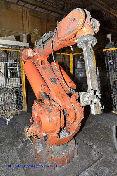 Picture of ABB Six Axis Foundry Rated Industrial Robot with Extractor Package/Gripper for Extracting Die Castings DCMP-3212