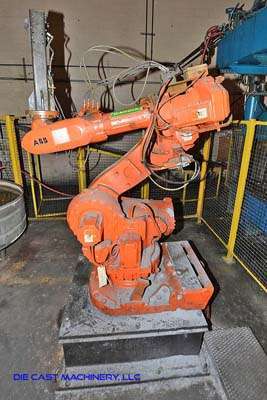 Picture of ABB IRB 7700 Six Axis Foundry Rated Industrial Robot with Extractor Package/Gripper for Extracting Die Castings For_Sale DCMP-3229