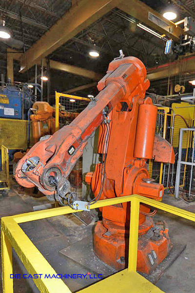 Picture of ABB IRB 6400 Six Axis Foundry Rated Industrial Robot with Extractor Package/Gripper for Extracting Die Castings For_Sale DCMP-3232