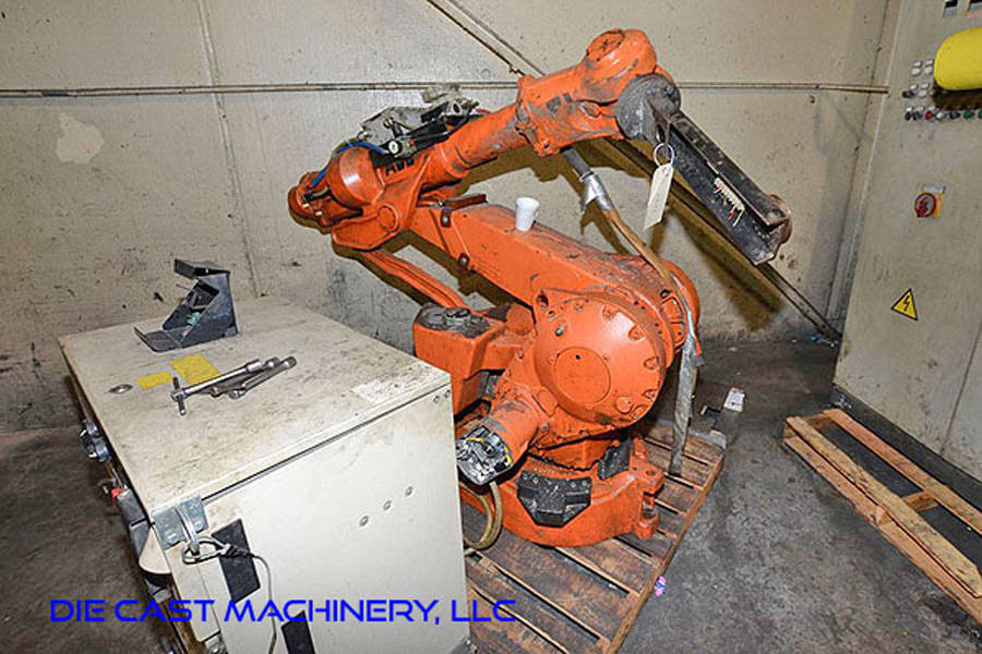 Picture of ABB IRB 4400 KT Six Axis Foundry Rated Industrial Robot with Extractor Package/Gripper for Extracting Die Castings For_Sale DCMP-3234