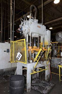 Image of Four Column (Post) Vertical Hydraulic Die Casting Trim Press For_Sale DCM-3258