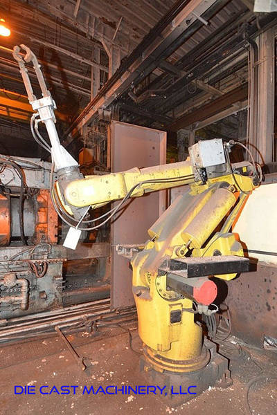 Image of Six Axis Foundry Rated Industrial Robot with Extractor Package/Gripper for Extracting Die Castings For_Sale DCM-3354