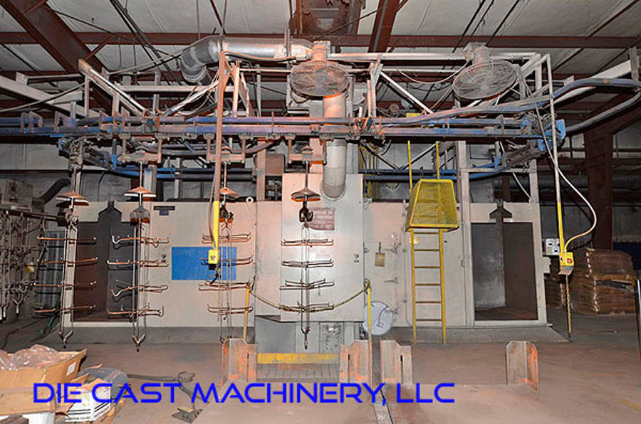 Fotos Detalladas de Wheelabrator Monorraíl a través de la Máquina de Granallado DCMP-3398