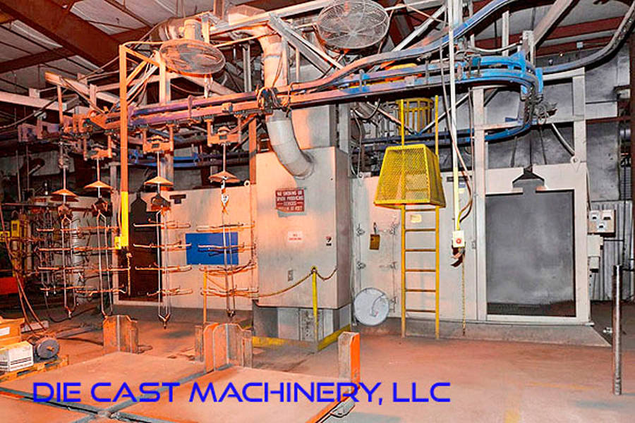 Fotos Detalladas de Wheelabrator Monorraíl a través de la Máquina de Granallado DCMP-3398