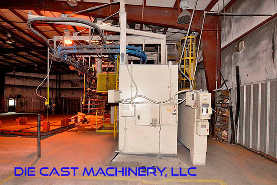 Fotos Detalladas de Wheelabrator Monorraíl a través de la Máquina de Granallado DCMP-3398