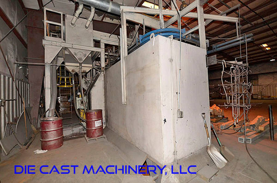 Fotos Detalladas de Wheelabrator Monorraíl a través de la Máquina de Granallado DCMP-3398