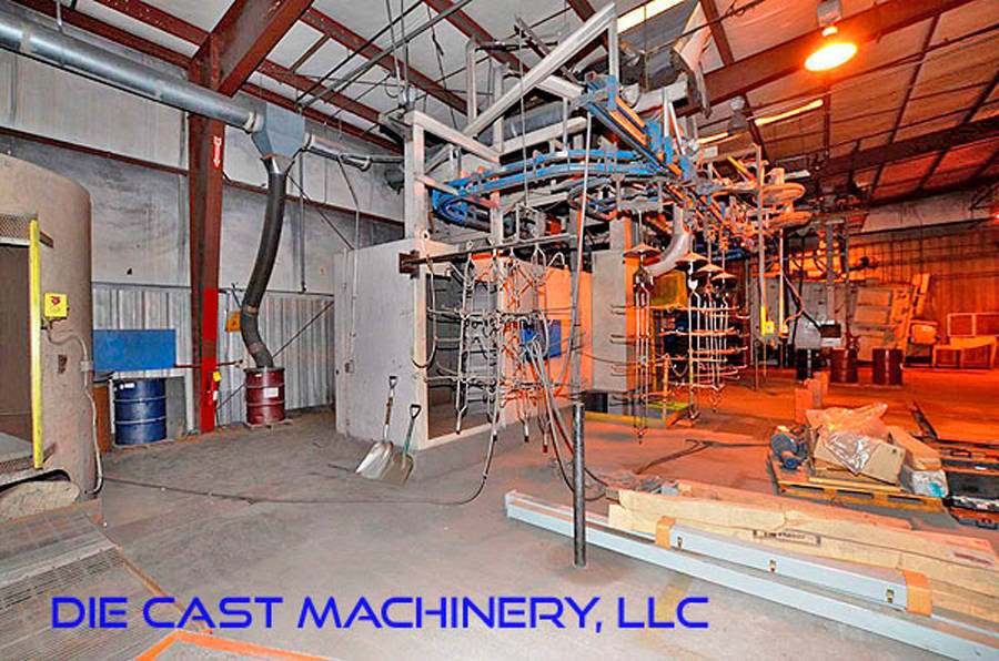 Fotos Detalladas de Wheelabrator Monorraíl a través de la Máquina de Granallado DCMP-3398