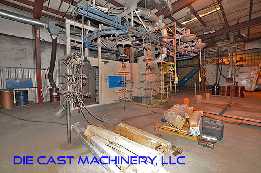 Fotos Detalladas de Wheelabrator Monorraíl a través de la Máquina de Granallado DCMP-3398