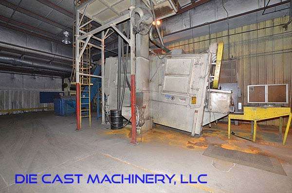 Detailed Pictures of Wheelabrator 3-Wheel Flow Through Shot Blast Machine DCMP-3399