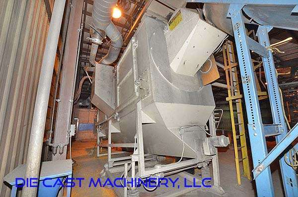 Detailed Pictures of Wheelabrator 3-Wheel Flow Through Shot Blast Machine DCMP-3399