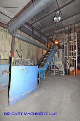 Image of Wheelabrator Model A3 BCP 3 3-Wheel Flow Through Shot Blast Machine For_Sale DCM-3399