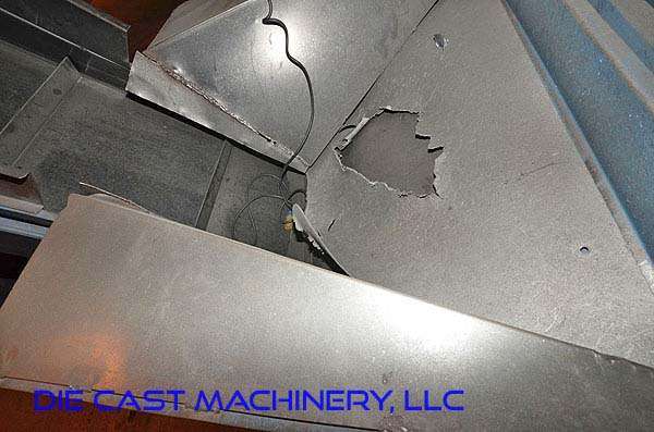 Detailed Pictures of Wheelabrator 3-Wheel Flow Through Shot Blast Machine DCMP-3399