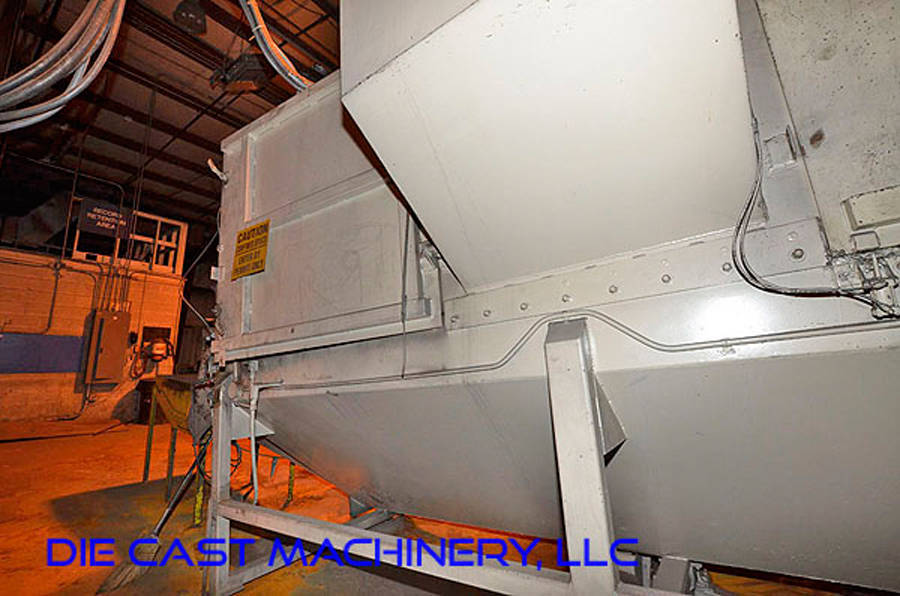 Detailed Pictures of Wheelabrator 3-Wheel Flow Through Shot Blast Machine DCMP-3399