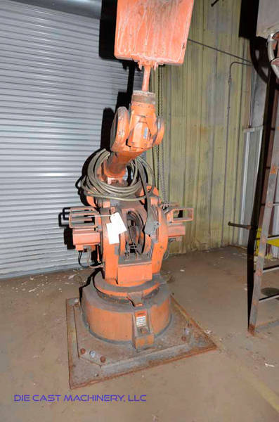 Image of Six Axis Foundry Rated Industrial Robot with Extractor Package/Gripper for Extracting Die Castings For_Sale DCM-3405