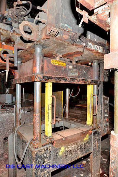 Picture of K.R. Wilson  Four Column (Post) Vertical Hydraulic Die Casting Trim Press For_Sale DCMP-3421