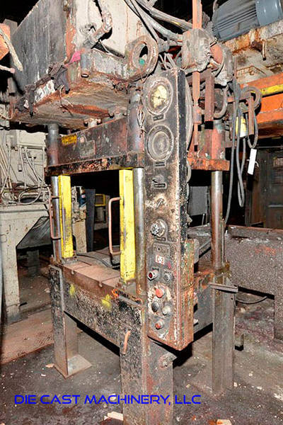 Image of Four Column (Post) Vertical Hydraulic Die Casting Trim Press For_Sale DCM-3421