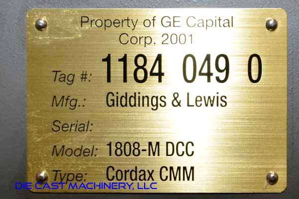 Detailed Pictures of Giddings & Lewis (Machine_Type_Short) DCMP-3445