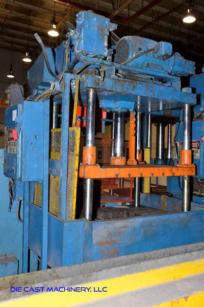 Picture of Metal Mechanics Four Column (Post) Vertical Hydraulic Die Casting Trim Press DCMP-3512