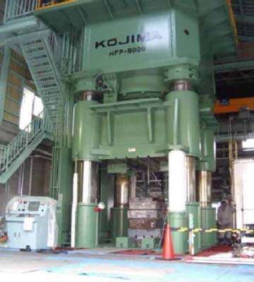 Picture of Kojima HFP-9000 Four Column (Post) Vertical Hydraulic Forging Press For_Sale DCMP-3589