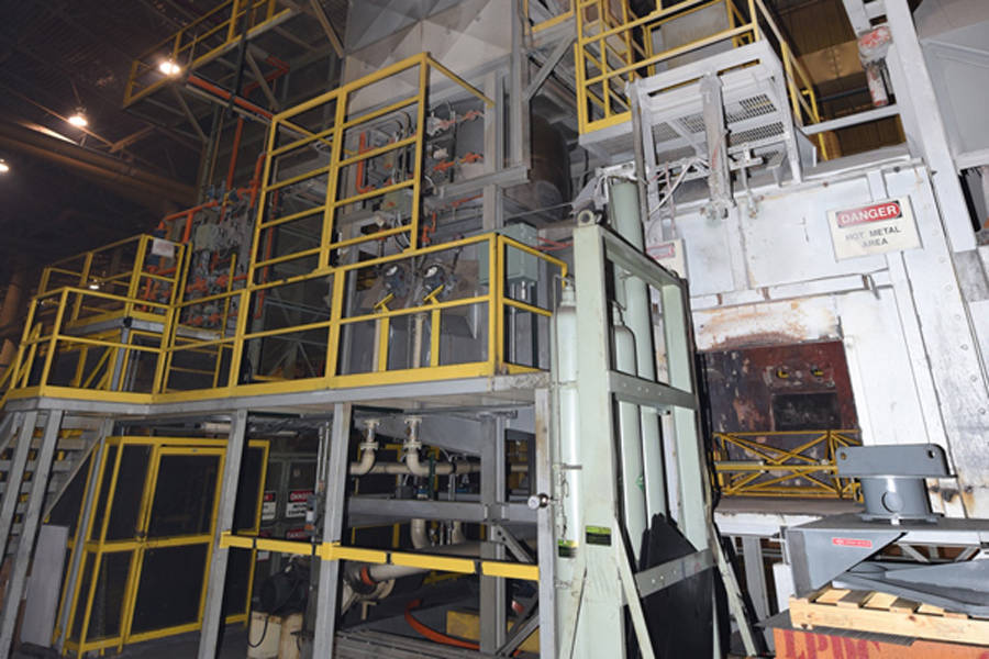 Picture of Modern Equipment AL-5500 Jet Melter Stack (tower/shaft) Type Stationary Aluminum Melting and Holding Furnace For_Sale DCMP-3653