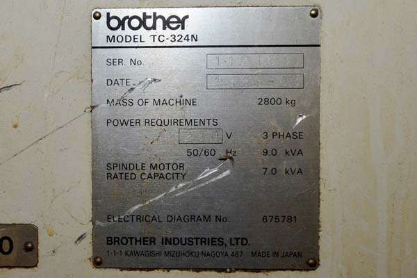 Picture of Brother Model TC-324 High Speed CNC Drill-Tap-Mill Units For_Sale DCM-3691