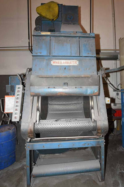 Detailed Pictures of Wheelabrator Steel Belt Tumble Shot Blast Machine DCMP-3701