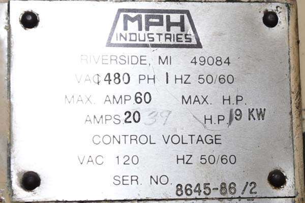 Picture of MPH Model LE 1816-L Low Energy Electric Aluminum Holding Furnace For_Sale DCM-3724