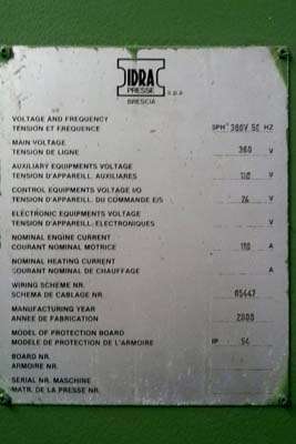 Detailed Pictures of Idra Hot Chamber Magnesium Die Cast Machine DCMP-3731
