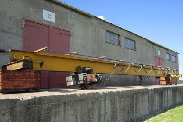 Picture of Robbins and Myers 10T Free Standing, Top Running, Single Girder Overhead Bridge Crane For_Sale DCMP-3735