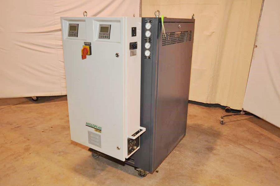 Picture of Regloplas Dual (two) Zone Portable Hot Oil Process Heater Temperature Control Unit with Cooling Water Circuit DCMP-3772