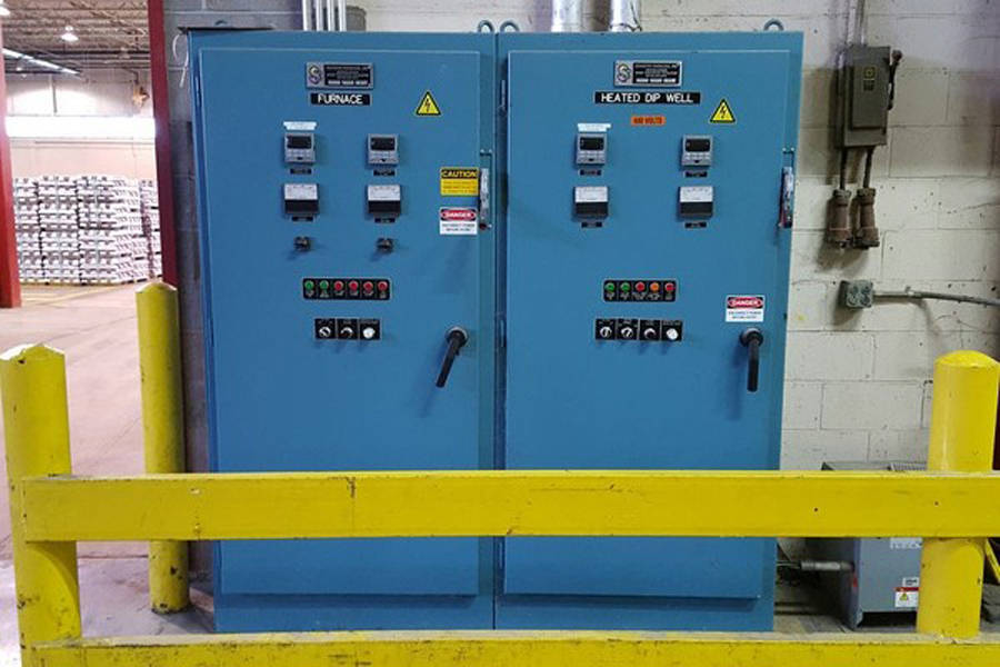 Picture of FW Schaefer Electric Glow Bar Reverb Type Wet Bath Stationary Aluminum Melting Furnace DCMP-3808