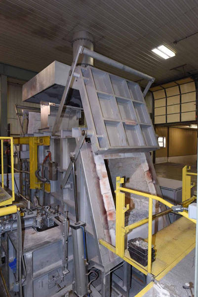 Fotos Detalladas de Gasmac Horno de Fundición de Aluminio a Gas Natural con Hogar Seco DCMP-3815