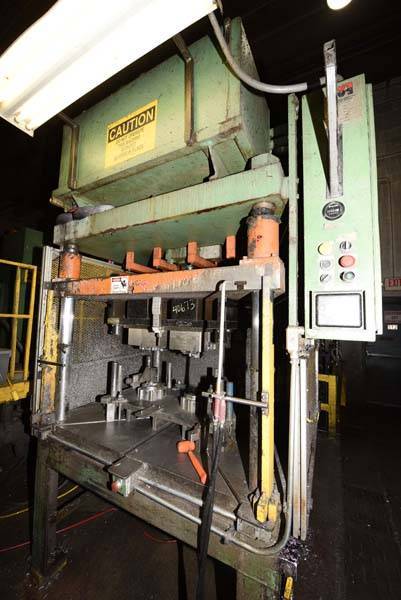 Image of Four Column (Post) Vertical Hydraulic Die Casting Trim Press For_Sale DCM-3835